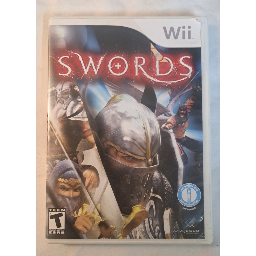 Swords Nintendo Wii Game Complete CIB Manual Tested Working MotionPlus